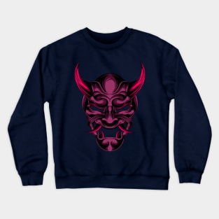 PURPLE DEMON MASK Crewneck Sweatshirt